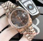 Rolex Oyster Perpetual Datejust Fake Watch - Black Dial Jubilee Bracelets
